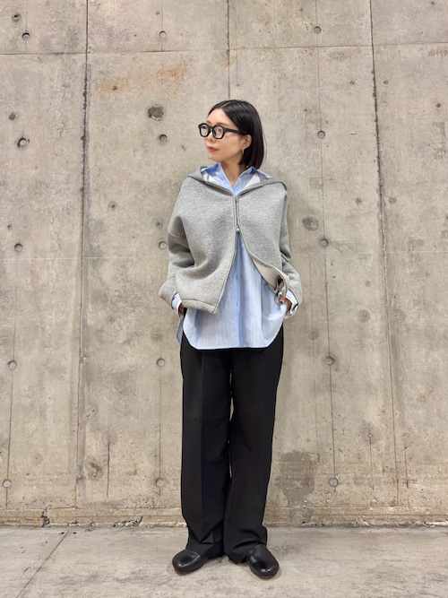 コクーンスリーブZIPパーカー