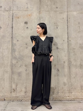 「KBF（ケイビーエフ）のアイテム（トップス）」を使った、beeeさん（レディース・155cm）の春コーディネート