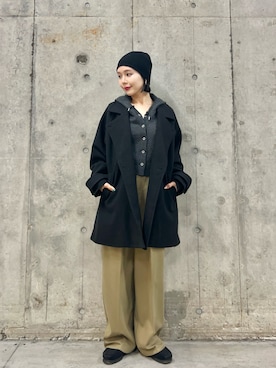 「アイテム（テーラードジャケット）」を使った、beeeさん（レディース・155cm）の秋コーディネート