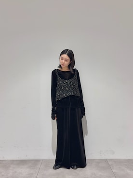 「KBF（ケイビーエフ）のアイテム（トップス）」を使った、beeeさん（レディース・155cm）の秋コーディネート