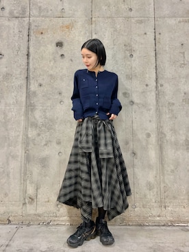 「アイテム（トップス）」を使った、beeeさん（レディース・155cm）の秋コーディネート