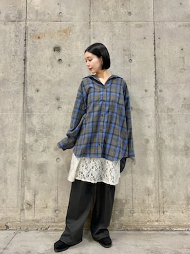 「アイテム（キャミソール）」を使った、beeeさん（レディース・155cm）の秋コーディネート