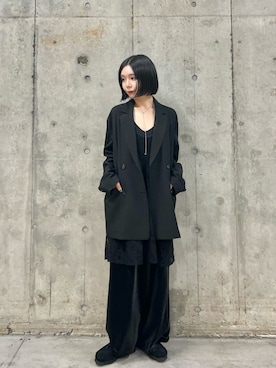 「SENSEOFPLACE」｜「アイテム（ジャケット/アウター）」を使った、beeeさん（レディース・155cm）の冬コーディネート