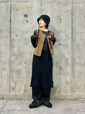 「アイテム（その他アウター）」を使った、beeeさん（レディース・155cm）の秋コーディネート