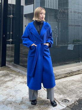 「UNITED TOKYO（ユナイテッドトウキョウ）のアイテム（その他アウター）」を使った、mizuhoさん（レディース・161cm）の冬コーディネート