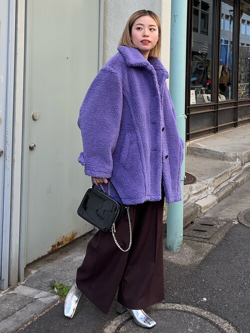 バージュミディアムボアコート｜軽量/保温（その他アウター）｜UNITED