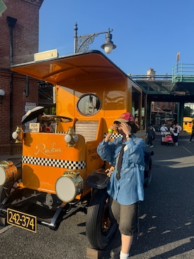 「jouetie（ジュエティ）のアイテム（デニムパンツ）」を使った、Ninaさん（レディース・155cm）の秋コーディネート