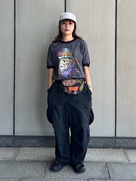 「ストリートファッション」｜ponさん（レディース・154cm）の夏コーディネート