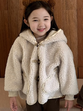 「アイテム（ジャケット/アウター）」を使った、KidsTeddyさん（レディース・100cm）の秋コーディネート