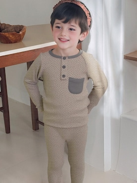 「アイテム（ルームウェア/パジャマ）」を使った、KidsTeddyさん（レディース・100cm）の秋コーディネート