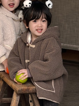 「アイテム（ジャケット/アウター）」を使った、KidsTeddyさん（レディース・100cm）の秋コーディネート