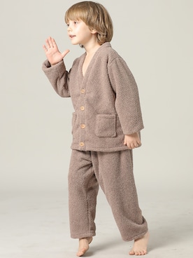 「アイテム（ルームウェア/パジャマ）」を使った、KidsTeddyさん（レディース・100cm）の秋コーディネート