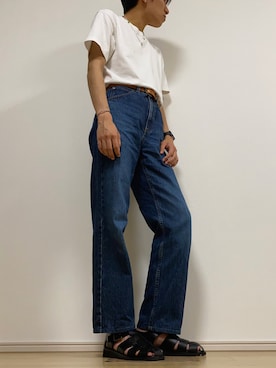 「アイテム（ベルト）」を使った、うにさん（メンズ・172cm・20代）の夏コーディネート