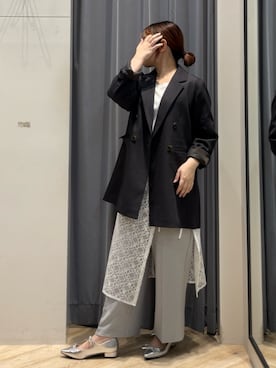 「Te chichi TERRASSE（テチチテラス）のアイテム（ジャケット/アウター）」を使った、Chicoさん（レディース・152cm）の秋コーディネート