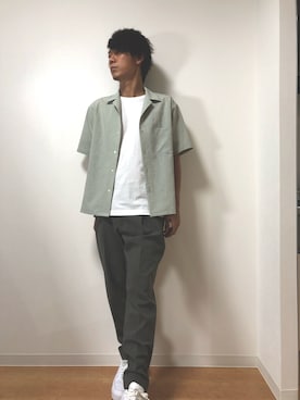 「ADAM ET ROPE'（アダムエロペ）のアイテム」を使った、alaさん（メンズ・168cm）の秋コーディネート