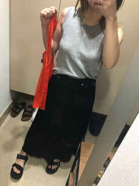 鈴木さん(レディース・154cm)の春コーディネート