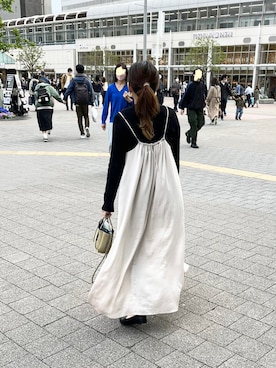 「Spick & Span（スピックアンドスパン）のアイテム（ワンピース）」を使った、鈴木さん（レディース・154cm）の春コーディネート