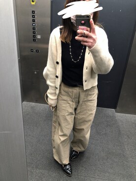 鈴木さん(レディース・154cm)の冬コーディネート