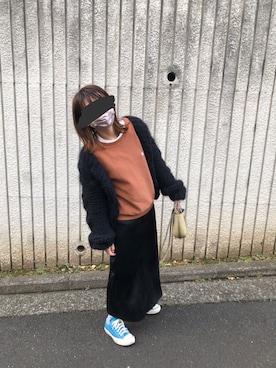 鈴木さん(レディース・154cm)の冬コーディネート