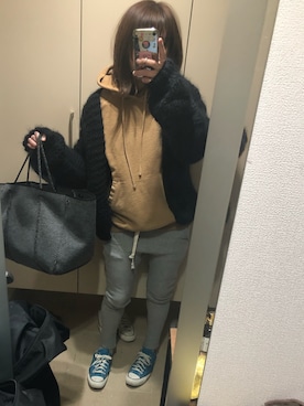 鈴木さん（レディース・154cm）の冬コーディネート