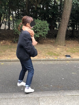 鈴木さん(レディース・154cm)の冬コーディネート