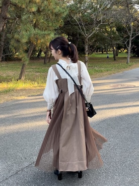 あおいさん（レディース・159cm）の秋コーディネート