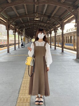 あおいさん(レディース・159cm)の春コーディネート