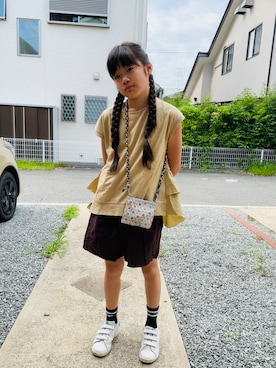 emi_mitoさん（キッズ・138cm）の夏コーディネート