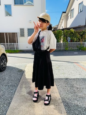 emi_mitoさん（キッズ・138cm）の夏コーディネート