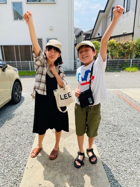 emi_mitoさん（キッズ・138cm）の夏コーディネート