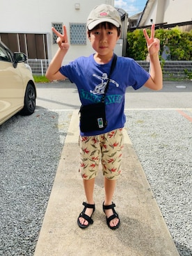 emi_mitoさん（キッズ・135cm）の夏コーディネート