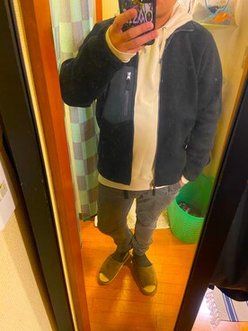 「Levi's（リーバイス）のアイテム（その他アウター）」を使った、wear69さん（メンズ・167cm）の冬コーディネート
