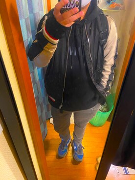 「ZARA（ザラ）のアイテム（スカジャン）」を使った、wear69さん（メンズ・167cm）の冬コーディネート