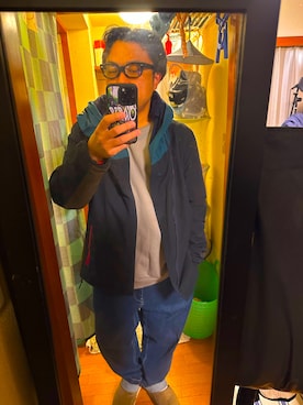 「アイテム（マウンテンパーカー、その他）」を使った、wear69さん（メンズ・167cm）の冬コーディネート