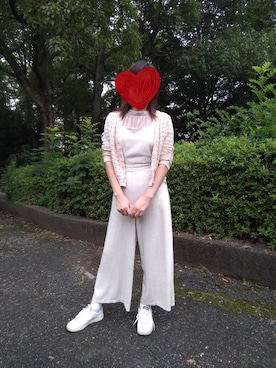 「ZAKKA-BOX（ザッカボックス）のアイテム（オールインワン・サロペット）」を使った、yumi*さん（レディース・163cm）の秋コーディネート
