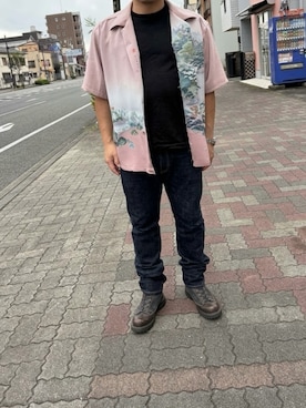 「Danner（ダナー）のアイテム（ブーツ）」を使った、Joseさん（メンズ・169cm）の秋コーディネート