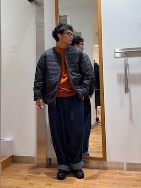 「FORK&SPOON（フォークアンドスプーン）のアイテム」を使った、isamuさん（メンズ・168cm）の秋コーディネート