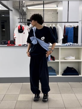 「lotto」｜いさむさん（メンズ・168cm）の夏コーディネート