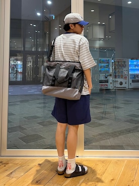 「KEEN（キーン）のアイテム」を使った、いさむさん（メンズ・168cm）の夏コーディネート