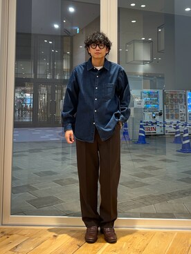 「秋のおすすめブラウンカラーコーデ」｜isamuさん（メンズ・168cm）の秋コーディネート