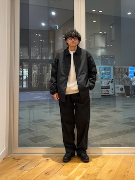 「アイテム（スウェット）」を使った、isamuさん（メンズ・168cm・20代）の冬コーディネート