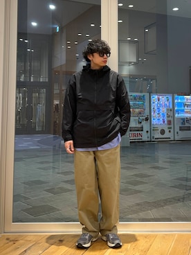 「Snow Peak（スノーピーク）のアイテム（ジャケット/アウター）」を使った、いさむさん（メンズ・168cm）の春コーディネート
