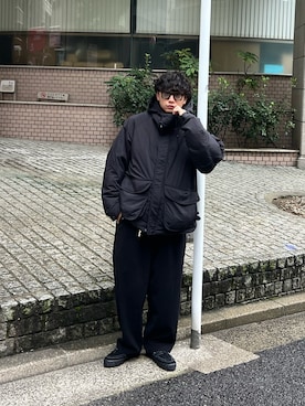 「アイテム（ジャケット/アウター）」を使った、isamuさん（メンズ・168cm・20代）の冬コーディネート