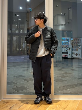 「アイテム（スウェット）」を使った、isamuさん（メンズ・168cm・20代）の冬コーディネート