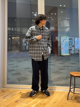 「PENNEYS（ぺニーズ）の『別注』PENNEYS×DOORS　THE FOX 天竺 Long-Sleeve T-Shirts（Tシャツ/カットソー）」を使った、isamuさん（メンズ・168cm）の夏コーディネート