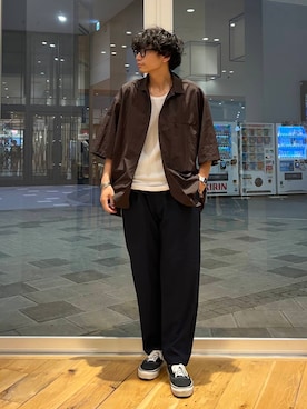 「Lee（リー）のアイテム」を使った、いさむさん（メンズ・168cm）の夏コーディネート