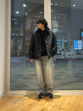 「Snow Peak（スノーピーク）のアイテム」を使った、isamuさん（メンズ・168cm）の春コーディネート