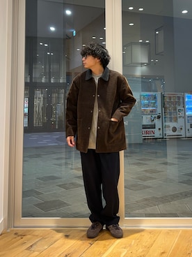 「アイテム（その他アウター）」を使った、isamuさん（メンズ・168cm）の秋コーディネート