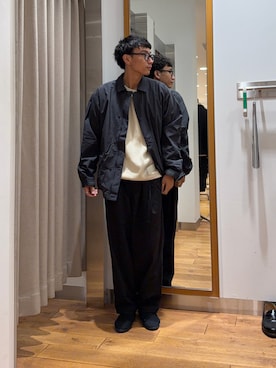 「EKAL（エカル）のアイテム」を使った、isamuさん（メンズ・168cm）の秋コーディネート