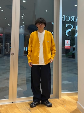 「PENNEYS（ぺニーズ）の『別注』PENNEYS×DOORS　THE FOX 天竺 Long-Sleeve T-Shirts（Tシャツ/カットソー）」を使った、isamuさん（メンズ・168cm）の秋コーディネート